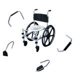 Cadeira de Banho RG Jaguaribe até 100kg - Ortopedia Online SP