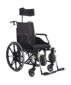 cadeira de rodas reclinável fit em alumínio Jaguaribe - Ortopedia Online SP