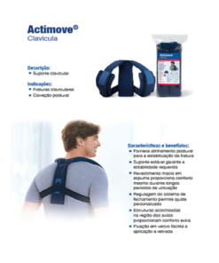 Corretor Postural Actimove Clavícula - Ortopedia Online SP