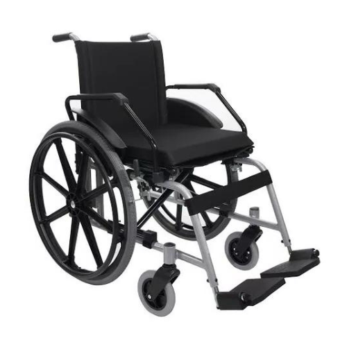 Cadeira de rodas J3 em alumínio até 100kg - Ortopedia Online SP
