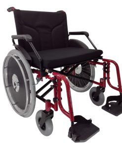 Cadeira de rodas Super BIG Jaguaribe até 200Kg Jaguaribe - Ortopedia Online SP