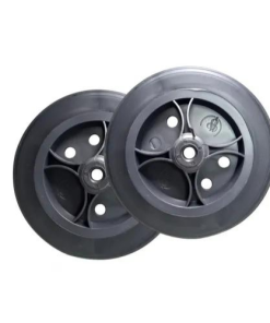 Roda dianteira cadeira de rodas modelo 1009 Jaguaribe - Ortopedia Online SP