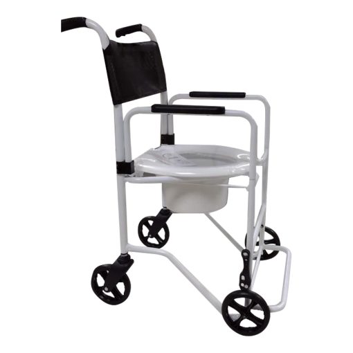 Cadeira de banho alumínio sanitário Jaguaribe até 100kg - Ortopedia Online SP