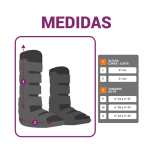 Bota Imobilizadora Standard - Cano Longo P - Ortopedia Online SP