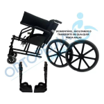 Cadeira De Rodas Dobrável Até 120kg Desmontável Cantu SL Plus - Ortopedia Online SP