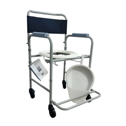 Cadeira De Banho Dobrável Para Até 100kg Acompanha Comadre Dellamed - Ortopedia Online SP