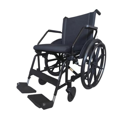 Cadeira de rodas Poty 120kg assento 46cm - Ortopedia Online SP