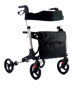 Andador com assento e 04 rodas Discovery Praxis - Ortopedia Online SP