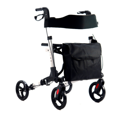 Andador com assento e 04 rodas Discovery Praxis - Ortopedia Online SP