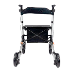 Andador com assento e 04 rodas Discovery Praxis - Ortopedia Online SP
