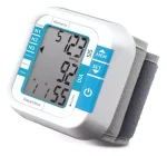 Monitor de Pressão Arterial Digital de Pulso Multi Saúde HC204 Multilaser branco, com visor digital e braçadeira.