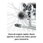 cadeira de rodas Munique Praxis em alumínio assento 46 cm para até 125kg - Ortopedia Online SP