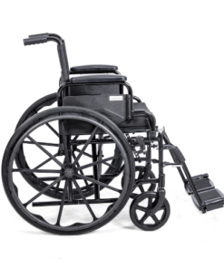 Cadeira de rodas em aço para 110kg - assento 45cm - Ortopedia Online SP