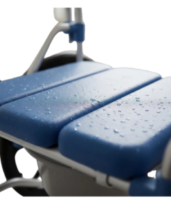 Cadeira de banho com roda grande e coletor D65 - Ortopedia Online SP