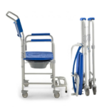Cadeira de Banho Dobrável e Desmontável D45 Dellamed, até 150 Kg
