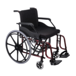 Cadeira De Rodas Elite Plus Obeso Capacidade 130kg - Prolife Cor Vermelho