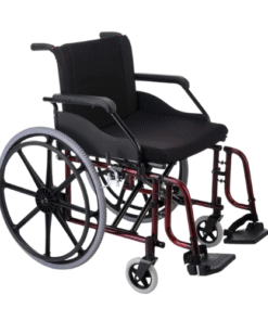 Cadeira De Rodas Elite Plus Obeso Capacidade 130kg - Prolife Cor Vermelho