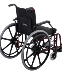 Cadeira De Rodas Elite Plus Obeso Capacidade 130kg - Prolife Cor Vermelho