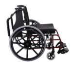 Cadeira De Rodas Elite Plus Obeso Capacidade 130kg - Prolife Cor Vermelho